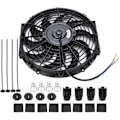 Miniatyrbillede 1 af 5: 12 tommer Universal Tynd Bil Push Pull Elektrisk Motor Køleventilator 12V med Monteringssæt