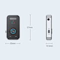 Miniatyrbilde 5 av 5: Adapter Lydmottaker Sender 2-i-1 Innebygd MIC Lav Latens HiFi Lyd med 3.5mm Grensesnitt Bluetooth-Kompatibel 5.3 Lydkonverter