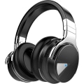 Miniatyrbild 1 av 5: Aktiv Brusreducering Hörlurar Bluetooth Hörlurar Med Mikrofon Djup Bas Trådlösa Hörlurar Over Ear, Bekväma Protein Öronkuddar, Speltid White