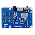 Miniatyrbilde 1 av 5: UPS Hat for Raspberry Pi4B/3B 5V Avbruddsfri Strømforsyning 5A Høy Strøm Lading Pogo Pin Design