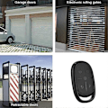 Miniatyrbild 3 av 5: Trådlös Kopieringsfjärrkontroll 433MHz Universell Fjärrkontroll Duplikator Klon Kloningskod för Garageport 5ST