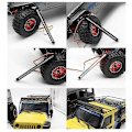 Miniatyrbilde 2 av 5: 20 Moduser Flicker RC Bil Oppgraderingsdeler Farge LED Lys Bar Taklampe for 1/10 RC Crawler TRX4 Axial SCX10 D90