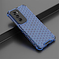 Pikkukuva 4 / 5: Oppo Reno12 5G -puhelimen kuori PC+TPU Hunajakennokuvio Iskunvaimennus Blue