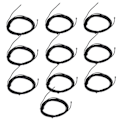 Miniatyrbillede 2 af 5: 10 stk. NTC Termistor Temperatur Sensor Probe Dråbeformet Spids Epoxy Resin Konnektor 2 meter 10K B3950