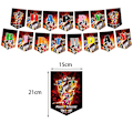 Miniatyrbild 2 av 5: Power Rangers Temafest Dekoration Ballonger Banner Tårta Topper Set