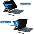 Miniatyrbillede 4 af 5: Privatlivsbeskyttelsesfilm til Microsoft Surface Pro X/8 (2021) & Pro 9 (2022), fuldt aftagelig til Pr