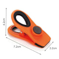Miniatyrbilde 5 av 5: 5 stk. Forseglingsklemme Sklisikker Fuktsikker God Forsegling Plast Kjøleskapsmagnet Design Snackposeklemme Klesklype Hjemmeinnredning