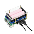 Miniatyrbillede 3 af 5: UPS Hat til Raspberry Pi4B/3B 5V Afbrydelsesfri Strømforsyning 5A Høj Strøm Opladning Pogo Pin Design