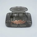 Miniatyrbilde 2 av 5: Erstatningsdeksel for PS ONE Klar Farge Spillkonsolldeksel for PS ONE Retro Videospilldeksel Transparent Svart