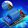 Miniatyrbilde 3 av 5: 1-veis Relédrivermodul med LED-indikator, Microcontroller-kompatibel PLC MCU Kontrollkortmodul 24V
