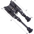 Miniatyrbild 3 av 5: 6-9 Tum Bipod Picatinny Bipod Med Adapter