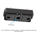Miniatyrbilde 5 av 5: Magnetisk Base Tilbehør 1/4 Grensesnitt Magnetisk Hurtigutløser Adapter og Tilbehør for ONE/X2// PRO