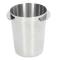 58mm Doseringskopp Rostfritt Stål Kompatibilitet Polering Kaffe Doseringskopp Pulvermatare för Kaffe Silver