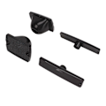 Miniatyrbilde 2 av 5: 4 stk. Sidemarkeringslys og blinklyslyshus 56001378 Erstatning for Jeep Wrangler YJ, røksvart