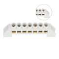 Miniatyrbilde 5 av 5: 10 stk. 7-Hulls Brodesign Elektrisk Distribusjon Ledning Skrue Messing Koblingsplint Koblinger