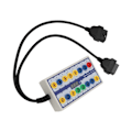 Miniatyrbild 5 av 5: OBDII Breakout Box OBD2 Protokolldetektor med Diagnostikkabel Universal för Bil OBD Linjesignalöverföring