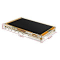 Miniatyrbilde 5 av 5: Transparent akrylkasse for ESP32-S3 utviklingskort ESP32 5 tommer 800x480 Smart Display akrylkasse (Ingen ESP32-kort)