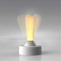 Miniatyrbilde 4 av 5: Vippebryter Lys USB Innendørs Soverom Nattbordslampe Atmosfære Lys LED Enkel Silikon Ledningsfri Dimbar Vegglampe, A