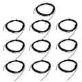 Miniatyrbillede 5 af 5: 10 stk. NTC Termistor Temperatur Sensor Probe Dråbeformet Spids Epoxy Resin Konnektor 2 meter 10K B3950