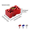 Miniatyrbilde 3 av 5: Metalldifferensialsperre Differensialsperre Spole for 1/8 RC Drag Car Oppgraderingsdeler Sølv