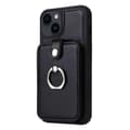 Mobilplånboksfodral Kompatibelt Iphone 15 Pro Max/15 Pro/15 Plus/15 Reptåligt Stötsäkert 360 Roterande Ring Fingergrepp Ställ Konstläder Bil