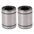 2 stk. Cylinder Lineær Bevægelse Kugleleje ID 16mm OD 28mm LM16UU til CNC 3D Printer