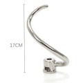 Miniatyrbilde 3 av 5: Spiralbelagt deigkrok, metall deigkrok for 5K7SDH Spiralizer KA 7QT 5KSM7580X 5KSM7586P 5KSM7990 5KSM8990