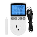 Miniatyrbillede 1 af 5: Smart Termostat Digital Temperaturregulator Stikkontakt Timer med Blåt Baggrundslys til Hjemmebrygning Fermentering Drivhus