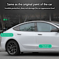 Miniatyrbild 4 av 5: 4 st Bildörrkantsskydd Anti-Repskydd Trim Ersättning för Tesla Model Y 2021 till 2023 Vit