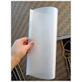 Pikkukuva 4 / 5: 12 arkkia 7,5 mil Mylar-arkki 12 x 12 tuumaa Maitomainen läpikuultava PET-aihio sapluunoiden valmistusarkki (7,5 mil)