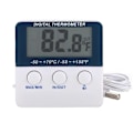 Miniatyrbillede 1 af 5: Digitalt køleskabstermometer med alarm og maksimum- og minimumstemperatur samt LED-indikatorlys