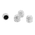 Miniatyrbilde 4 av 5: 4 stk. Bling Ventilstammedeksler 15mm Stamme Luftdeksel Dekorasjon Universell for Bil Motorsykkel Sølv