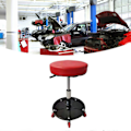 Miniatyrbild 4 av 4: Rullande Garagepall Rund Mekaniker Justerbar Multifunktionell Pneumatisk Kryppall