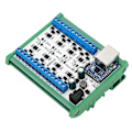 Pikkukuva 4 / 5: RJ45 - 8 RS485 Hub-muunnin TVS-ylijännitesuojalla 115200BPS Hub-kortti turvavalvontaan DC7?30V Hub-moduuli kotelolla