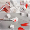 Miniatyrbillede 2 af 5: 100 stk. Nail Art Svamp Bløde Svampe Gradient Nail Art Stamper Værktøjer Farve Fade Manicure DIY Neglesvamp Griber Værktøjer