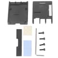 Aluminiumlegering Fodral Kretskort CNC Värmeavledningshölje för Raspberry Pi 3B 3B+