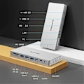 Pikkukuva 4 / 5: 14-in-1 telakointiasema, monitoiminen 4K 60Hz HD-resoluutio, USB 3.2 -siirto 10 Gbps telakointiasema