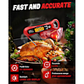Miniatyrbilde 3 av 5: 2 STK Kjøtttermometer Digitalt Øyeblikkelig Avlesning Kjøtttermometer for Grill og Matlaging Mattermometer for Kjøkken BBQ