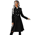 Miniatyrbillede 2 af 5: Dame Dobbeltradet Trenchcoat M