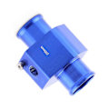 Miniatyrbillede 2 af 5: Universal Metal Bil Vand Temperatur Samle Rør Slange Temperatur Sensor Adapter Blå 28mm