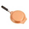 Miniatyrbillede 1 af 5: Non-stick Stegepande 19 cm Rustfrit Stål Dobbelt Omeletpande Induktionskomfur Pande til Hjem Camping Have Picnic