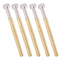 Miniatyrbillede 2 af 5: 100 stk. Pogo Pin Fladt Hoved Fjeder Test Probe Messing Materiale 2,36 mm/0,1 tommer Rørdiameter 34 mm/1,3 tommer PCB Testprober