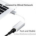 Miniatyrbilde 3 av 5: Ethernet-adapter Pluggable Høyhastighets Bærbar USB 3.0 til 2.5Gbps LAN Internettkabelkonverter for datamaskin