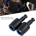 Miniatyrbild 2 av 4: Universella Slider Ram Sliders Crash Pad Protector 10mm Skruv för Kawasaki Z125 Yamaha (Blå)