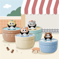 Miniatyrbilde 2 av 5: 60 Min. Mekanisk Kjøkkentimer Panda Baderom Manuell Timer Matlaging Baking Timer Barn Brun