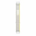 Miniatyrbillede 4 af 5: Til Coros Vertix 2 / Garmin Fenix 7X / 6X / 5X 26mm Trail Loop Nylonbånd Blød Urrem - R Beige White