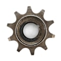 Miniatyrbillede 2 af 5: Forreste Tandhjul 10T Tænder Jernlegering til 48cc 80cc 2 Takts Motoriseret Cykel 415 Kæde