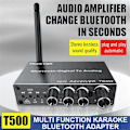 Miniatyrbillede 1 af 5: DAC Bluetooth 5.3 Audio Receiver Digital til Analog Konverter 3.5mm AUX//Coaxial/USB U-Disk Karaoke Trådløs Adapter