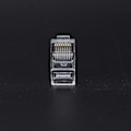 Miniatyrbilde 3 av 5: 100 stk. TF1013D CAT5 RJ45-kontakt 8P8C Ethernet-kabelkobling Krystallhode for nettverkskommunikasjon