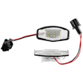 Miniatyrbillede 4 af 5: 2 Par Bil LED Nummerpladelys Nummerpladelygte Lampe til Accord Sort